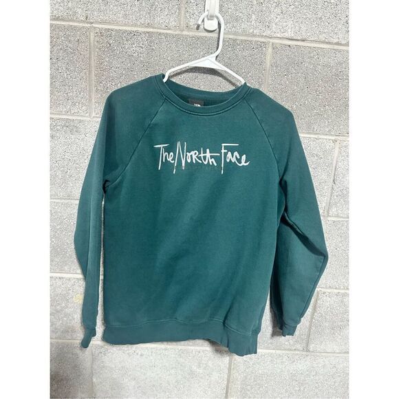 The North Face Women's Graphic Injection Crew, Ponderosa Green Small - Picture 1 of 3